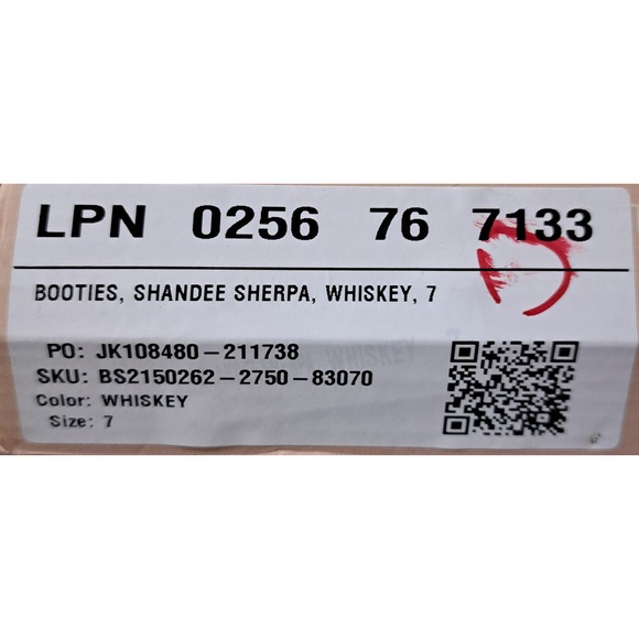 Just Fab Shandee Sherpa Block High Heel Boots Sherpa Trim Lug Sole 7 - Picture 10 of 10